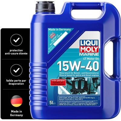 Huile moteur Liqui Moly - 25016 - 5L - Marine & Auto Huile moteur Liqui Moly - 25016 - 5L - Marine & Auto