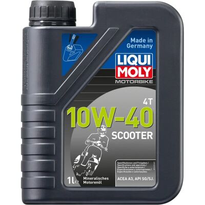 Liqui Moly Motorbike 4T 10W-40 Scooter 1 l - Motorový olej Liqui Moly Motorbike 4T 10W-40 Scooter 1 l - Motorový olej