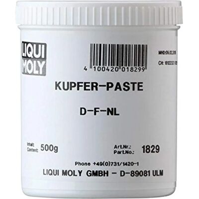 Liqui Moly Kupferpaste - 500 g - Widerstand gegen Scherung Liqui Moly Kupferpaste - 500 g - Widerstand gegen Scherung