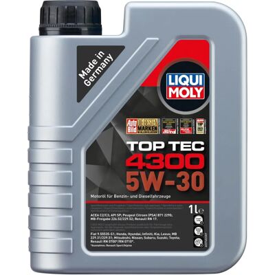 Liqui Moly Top Tec 4300 Motorový olej 5W-30 - Motorový olej Liqui Moly Top Tec 4300 Motorový olej 5W-30 - Motorový olej