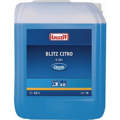 Buzil G 481 Nettoyant Neutre Citronné - Entretien Surfaces Résistantes - 10L - Publicité Buzil G 481 Nettoyant Neutre Citronné - Entretien Surfaces Résistantes - 10L - Publicité