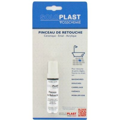 Pinceau de réparation Soloplast - 12ml - Pour céramique, émail, acrylique - Publicité Pinceau de réparation Soloplast - 12ml - Pour céramique, émail, acrylique - Publicité