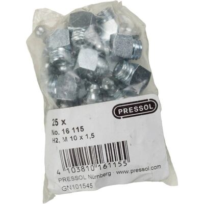 PRESSOL Kegelsmørrepindel H2-45°, M 10 x 1,5-V PRESSOL Kegelsmørrepindel H2-45°, M 10 x 1,5-V
