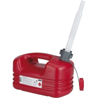 Bidone di carburante Pressol 10L con tubo flessibile - Canna di benzina Bidone di carburante Pressol 10L con tubo flessibile - Canna di benzina