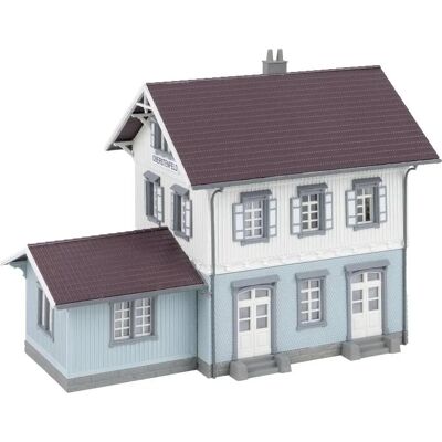 Faller 110138 Light Blue and White Oberstenfeld H0 Station Faller 110138 Light Blue and White Oberstenfeld H0 Station