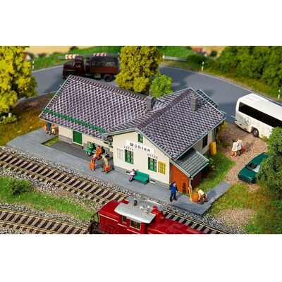 Faller Muhlen Station Kit Ii - Model Railway Kit Faller Muhlen Station Kit Ii - Model Railway Kit