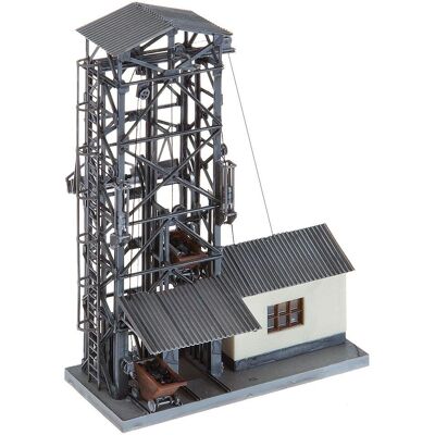 Edificio para tren miniatura Faller - Montacarga de carbón - Escala H0 Edificio para tren miniatura Faller - Montacarga de carbón - Escala H0