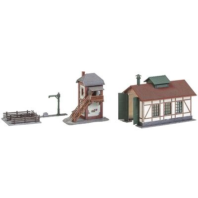 Faller 222108 N Branch Station Shed - Locomotive & Block Faller 222108 N Branch Station Shed - Locomotive & Block