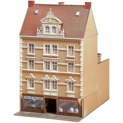 Faller Immeuble urbain Allianz + Thé & Épices - Bâtiment pour train miniature Faller Immeuble urbain Allianz + Thé & Épices - Bâtiment pour train miniature