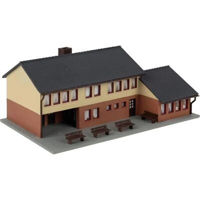 Faller 131319 Model Building - H0 Long Corner Structure - 60s Style Faller 131319 Model Building - H0 Long Corner Structure - 60s Style