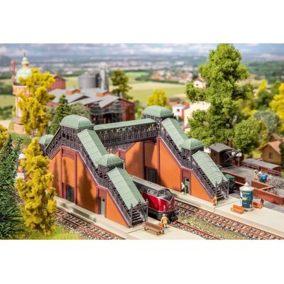 Faller Model Railway Footbridge - N Gauge Faller Model Railway Footbridge - N Gauge