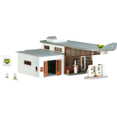 Faller Stazione di benzina BP - Edificio per treni in miniatura - F232219 Faller Stazione di benzina BP - Edificio per treni in miniatura - F232219