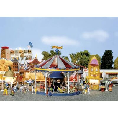 Faller Carrossel infantil - Kit de construção para trens em miniatura - F140329 Faller Carrossel infantil - Kit de construção para trens em miniatura - F140329