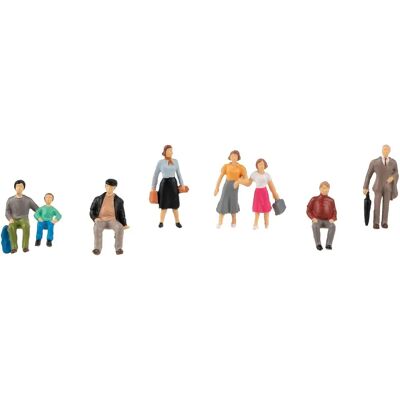 Faller Figuras - Conjunto de 8 - Escena de parque Faller Figuras - Conjunto de 8 - Escena de parque