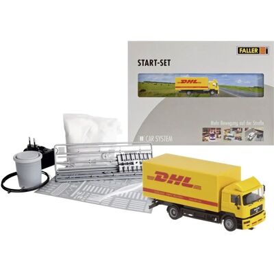 Faller MAN LKW DHL H0 Kezdő készlet - Modellvasút & Autó rendszer Faller MAN LKW DHL H0 Kezdő készlet - Modellvasút & Autó rendszer