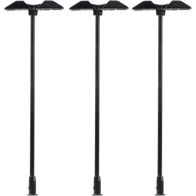 Faller N Dobbelt Platform Belysning - 3 Stk. Faller N Dobbelt Platform Belysning - 3 Stk.
