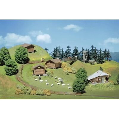 Faller 272532 N Cabane de chasse avec poste d'observation - Accessoire de train - Publicité Faller 272532 N Cabane de chasse avec poste d'observation - Accessoire de train - Publicité