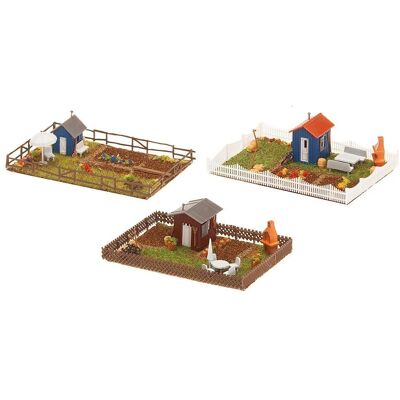 Faller Allotment Garden Set 2 - Model Train Building Kit - N Scale Faller Allotment Garden Set 2 - Model Train Building Kit - N Scale