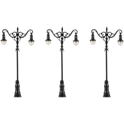 Faller 180106 Modelonderdeel - Dubbele Parklamp - Straatverlichting Faller 180106 Modelonderdeel - Dubbele Parklamp - Straatverlichting