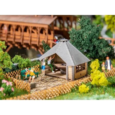 Faller 180311 H0 Cabane barbecue - model train accessory Faller 180311 H0 Cabane barbecue - model train accessory