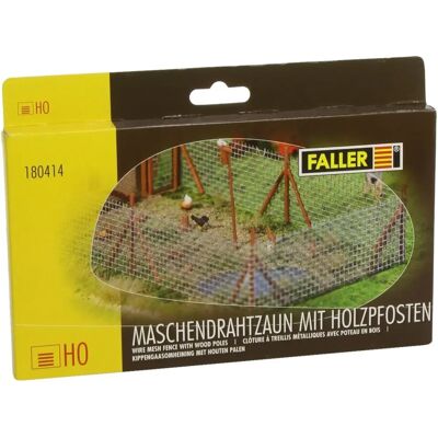 Faller Modellvasutak: Hálós kerítés fából készült oszlopokkal - 340mm - Kiegészítők Faller Modellvasutak: Hálós kerítés fából készült oszlopokkal - 340mm - Kiegészítők