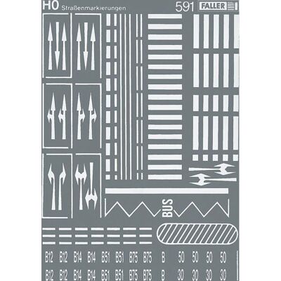 Faller 180536 - Modellbauteil/Zubehör - Straßenmarkierungen Faller 180536 - Modellbauteil/Zubehör - Straßenmarkierungen