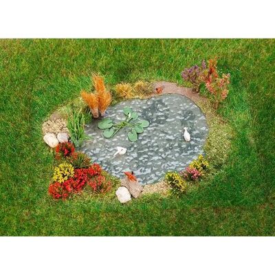 Faller FA181278 Teichgarten Szenerie - HO Modell Faller FA181278 Teichgarten Szenerie - HO Modell