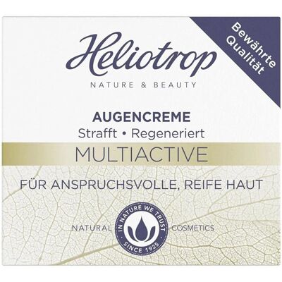 Heliotrop MULTIACTIVE Krem pod oczy - Wspiera regenerację skóry, Zawiera bio-ginkgo, Zwalcza oznaki zmęczenia Heliotrop MULTIACTIVE Krem pod oczy - Wspiera regenerację skóry, Zawiera bio-ginkgo, Zwalcza oznaki zmęczenia