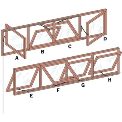 GEZE - OL90N - Blanc - Liaison rigide - Door hardware GEZE - OL90N - Blanc - Liaison rigide - Door hardware