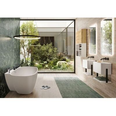 Hoesch Badewanne LaBrillante 1800x800 Weiß - Freistehend, Überlauf Hoesch Badewanne LaBrillante 1800x800 Weiß - Freistehend, Überlauf