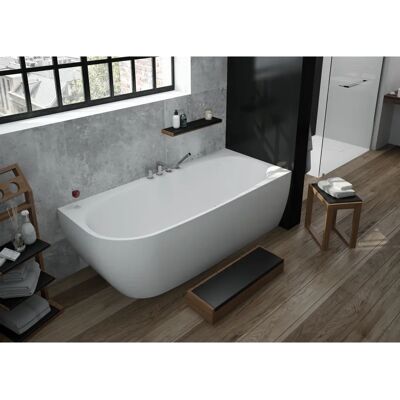 Hoesch Weiße iSensi Eckbadewanne - Freistehend, 160x75 cm Hoesch Weiße iSensi Eckbadewanne - Freistehend, 160x75 cm