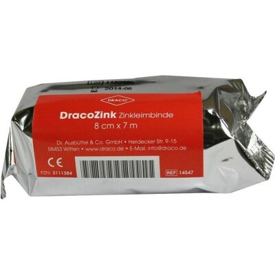 Dracco - DracoZink - 8 cm x 7 m - Zinkoxidverband Dracco - DracoZink - 8 cm x 7 m - Zinkoxidverband