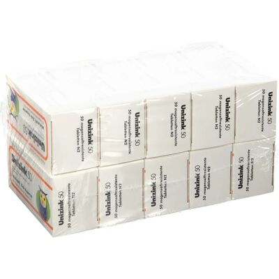 Unizink - UNIZINK 50 - 50 mg - magensaftresistent - Tablette Unizink - UNIZINK 50 - 50 mg - magensaftresistent - Tablette