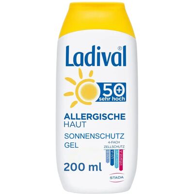 Ladival Sonnencreme SPF 50+ für empfindliche Haut, wasserfest Ladival Sonnencreme SPF 50+ für empfindliche Haut, wasserfest