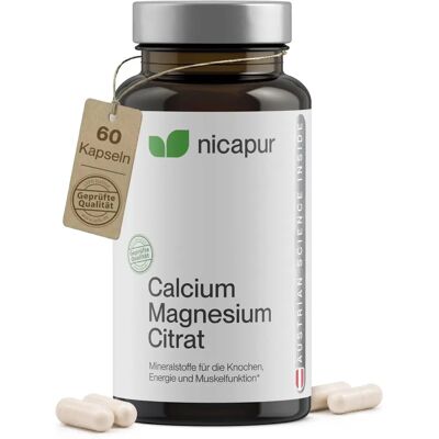 NicaPur Calcium Magnesium Citrat - Vitamin- & Mineralstoffpräparate NicaPur Calcium Magnesium Citrat - Vitamin- & Mineralstoffpräparate