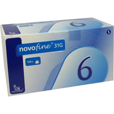 EMRA-MED - Novofine 6 Kanülen 0,25x6 mm - 100 St - Needles EMRA-MED - Novofine 6 Kanülen 0,25x6 mm - 100 St - Needles