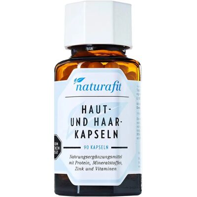 Naturafit Vitamin & Mineral Kapseln für Haut & Haar - Nahrungsergänzung Naturafit Vitamin & Mineral Kapseln für Haut & Haar - Nahrungsergänzung