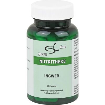 Nutritheke - Ingwer Kapseln - 60 St - Dietary supplement Nutritheke - Ingwer Kapseln - 60 St - Dietary supplement