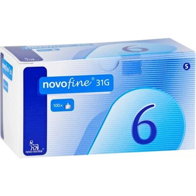 Kohlpharma - Novofine 6 Kanuelen 0,25x6 - 100 St - Nadeln Kohlpharma - Novofine 6 Kanuelen 0,25x6 - 100 St - Nadeln