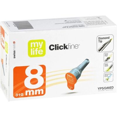 EMRA-MED Arzneimittel GmbH - Mylife Clickfine - 8 mm - 100 St - Nadeln EMRA-MED Arzneimittel GmbH - Mylife Clickfine - 8 mm - 100 St - Nadeln