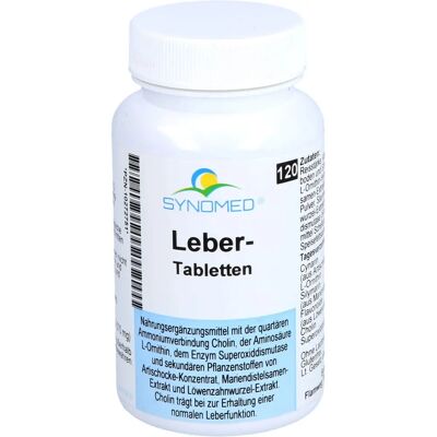 Synomed - Leber Tabletten - 120 St - Supplement Synomed - Leber Tabletten - 120 St - Supplement