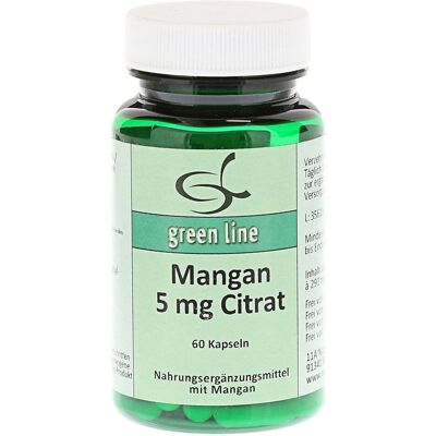 Nutritheke - Mangan citrat 5 mg Kapseln - Nahrungsergänzungsmittel Nutritheke - Mangan citrat 5 mg Kapseln - Nahrungsergänzungsmittel