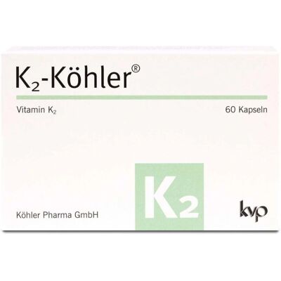Köhler - K2-Köhler Vitamin K2 Kapseln - 60 Kapseln - Nahrungsergänzungsmittel Köhler - K2-Köhler Vitamin K2 Kapseln - 60 Kapseln - Nahrungsergänzungsmittel