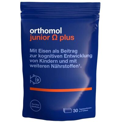 Orthomol - Junior Omega Plus Toffees - Dietary supplement Orthomol - Junior Omega Plus Toffees - Dietary supplement