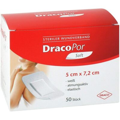 Dracco Dracopor Wundverband - Steril - 5x7,2 cm - 50 Stück Dracco Dracopor Wundverband - Steril - 5x7,2 cm - 50 Stück
