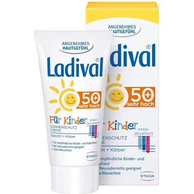 Ladival Kinder Sonnencreme SPF 50+ Wasserfest Ladival Kinder Sonnencreme SPF 50+ Wasserfest