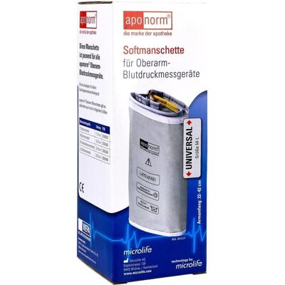Aponorm Oberarm-Softmanschette Gr. M-L 22-42 cm Blood pressure monitor Aponorm Oberarm-Softmanschette Gr. M-L 22-42 cm Blood pressure monitor