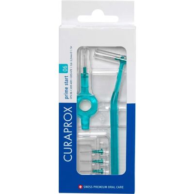 Curaden Curaprox Prime Start Interdental Set CPS 06 mm turquoise (5+2 pcs) Curaden Curaprox Prime Start Interdental Set CPS 06 mm turquoise (5+2 pcs)