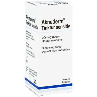Aknederm - Tinktur sensitiv - 50 ml - Rengöring för ansiktet Aknederm - Tinktur sensitiv - 50 ml - Rengöring för ansiktet