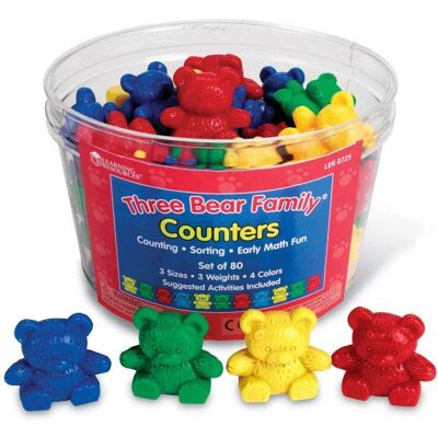Learning Resources Kit d'ours comptables - 4 couleurs Learning Resources Kit d'ours comptables - 4 couleurs